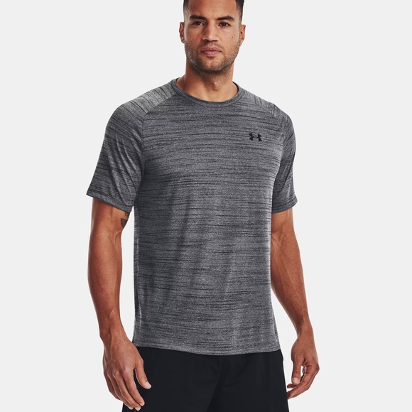 Under Armour • Tech Tiger 2.0 T-Shirt • Black/Grey Men’s Medium NWT 👕✨ - Picture 3 of 6